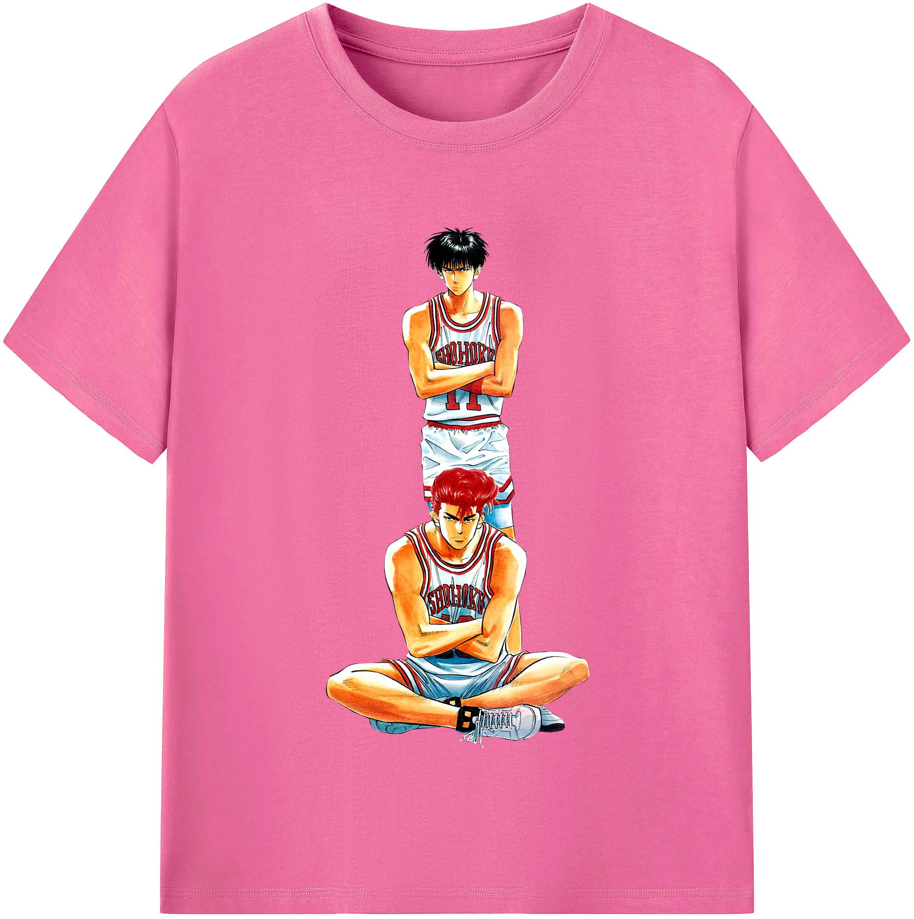 （画像用） SLAM DUNK／スラムダンク レディースカジュアルプリントTシャツ（綿100％）